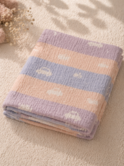 Car Ride - Crinkled Muslin Baby Blanket